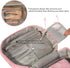 Travel Size Makeup Brush Bag for Women, 2024 Latest Premier PU Leather Cosmetic Bags for Traveling, Cute Skincare Make Up Storage Bag Organizer, C...