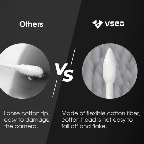 VSGO V-C01E Optical Lens Cleaner Kit Professional Lens Cleaning Fluid with Camera Cleaning Swabs and Dispensing Bottles Compatible for Cameras, Ca...