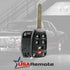 Key Fob Keyless Entry Uncut Remote Shell Case & Pad fits 2011-2013 Honda Odyssey...
