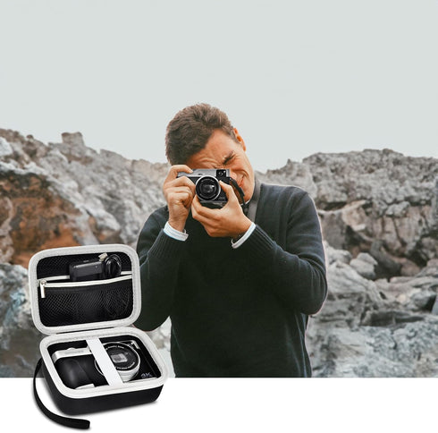Hard Case Compatible with Hauyince/for ToAuite/for Lecnippy/for Bifevsr/for Lecran/for Saneen 4K 5K Digital Camera 48MP, Portable Camera Storage C...