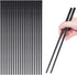Chopsticks10 Pairs Reusable Fiberglass Chopsticks Non-Slip Chopsticks Beginners Chopsticks Dishwasher Safe for Chinese style Japanese Food Cooking...