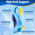 Plantar Fasciitis Insoles, Arch Support Inserts Women Men, Plantar Fasciitis Relief, Insoles Men for Flat Feet,High Arch and Foot Pain, Orthotic I...