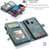 Samsung Galaxy A20 Case, Samsung Galaxy A30 Case with Card Holder, 2 in 1 Durable Leather Magnetic Detachable Cash Holder with Card Slots & Zipper...