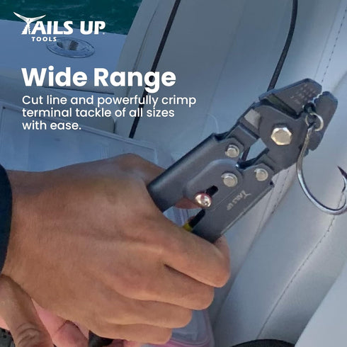 Tools - Daily Crimpers | Multi-Purpose Crimping Tool | Cutter | Hinged for extra Power and Spring Loaded | Accommodates 4 Crimp sizes & 2 Side Cut...