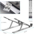 Gshine Ergonomic Aluminum Laptop Stand, Foldable Computer Riser, Laptop Riser Notebook Holder, Compatible with MacBook Air Pro, Dell XPS, Lenovo 1...
