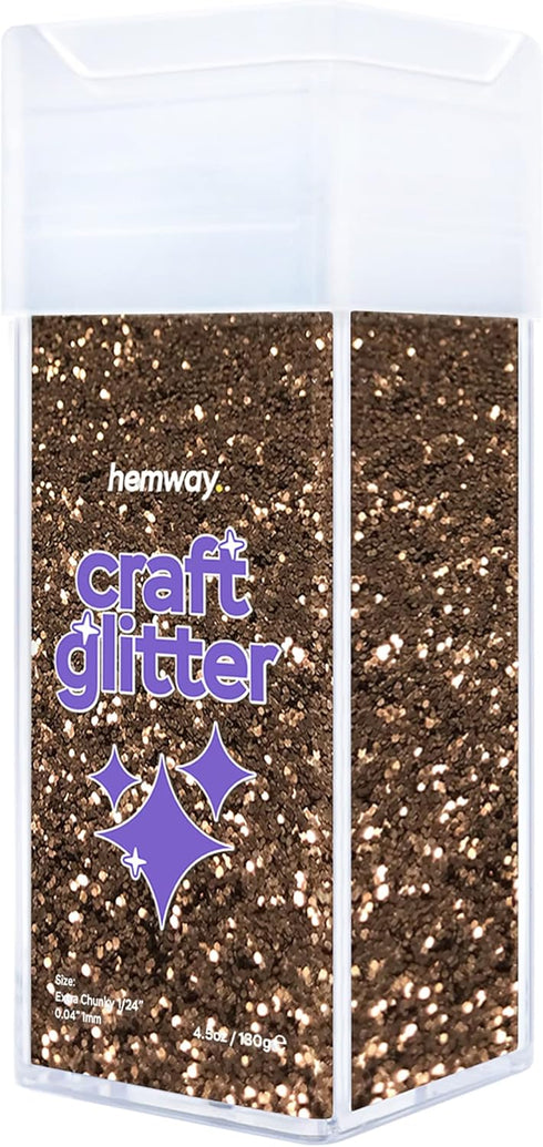 Hemway Craft Glitter Shaker 130g / 4.6oz Glitter for Arts, Crafts, Resin, Tumblers, Nails, Painting, Decoration, Festival, Cosmetic, Body - Extra ...