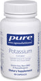 Pure Encapsulations Potassium (Citrate) - Essential Electrolyte Supplement to Support Nerve & Muscle Function, Adrenals, Hormones, Heart Health & ...