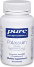 Pure Encapsulations Potassium (Citrate) - Essential Electrolyte Supplement to Support Nerve & Muscle Function, Adrenals, Hormones, Heart Health & ...