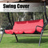 Swing Cushion Cover, 3 Seats Waterproof Swing Chair Hammock Seat Cushion Cover Canopy Replacement for Outdoor Garden Porch Courtyard (Ejoyoushusbg...