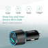 2 Pack 38W USB C Car Charger Fast Charging for iPhone 15 Pro/Max/Plus/Samsung Galaxy S24/Ultra/S23/S22 fe Dual Port Cigarette Lighter USB Charger[...