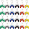 NSBELL 24PCS Video Game Controller Keychains in 6 Colors Video Game Party Controller Handle Key Ring Game Controller Keychain for Video Game Party...