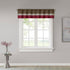 Madison Park Amherst Single Panel Faux Silk Rod Pocket Curtain With Privacy Lining for Living Room, Window Drapes for Bedroom and Dorm, 50x18, Red...