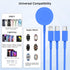Apple Watch Charger Cable, USB C Magnetic Watch Charging Cable, 3 in 1 Apple iWatch Charging Cable 6 FT, Compatible with Apple Watch Series 9/8/7/...