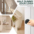 GOBEKOR 1 Pack Right-Handed Door Levers Black Dummy Lever Door Handle Closet Door Handles for Pantry Non-Turning Lock for Hall Closets...