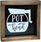 SIMPLY ANI Pot Head Coffee Signs, Coffee Sign for Coffee Bar, Funny Kitchen Decor, Farmhouse Coffee Signs Decor for Coffee Lovers, Coffee Bar Sign...