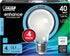 Feit Electric A19 LED Filament Light Bulbs, 40W Equivalent, Dimmable, E26 Standard Base, 450 Lumens, 5000K Daylight, 13 Years Lifetime, Frosted Wh...