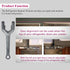 MHU38218908 Refrigerator Spanner Wrench, Fit for LG Kenmore Brand, Floor-Standing French Fridge Door Leveling Tool, Adjust Fridge Height of Door, ...