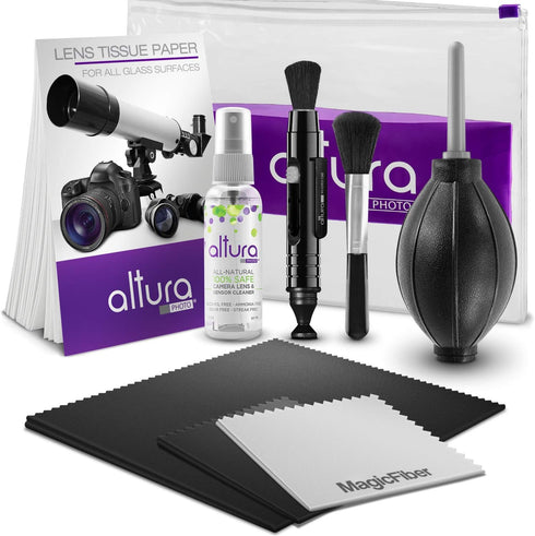 Altura Photo Professional Camera Cleaning Kit for DSLR & Mirrorless Cameras and Sensitive Electronics Bundle - Camera Accessories Kit with Altura ...