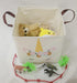 Small Storage Bin Shelf Basket Laundry Hamper Toy Box,Waterproof Coating Nursery Hamper with Handles,Gift Basket for Home,Office,ClothesBooks(Unic...
