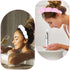 2 PCS Puffy Spa Headband for Women Sponge Headbands for Girls Terry Towel Cloth Fabric Head Band for Skincare,Makeup Removal,Face Washing,Facial M...