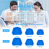 6 Pcs Dental Base Former Kit Dental Lab Model Base Set Plaster Mold Base Former Color Blue (Set)...