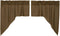 Tea Cabin Rustic 36"x36"x16" Green Plaid Swag Pair Rod Pocket Cotton Kitchen Window Curtains...
