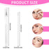 Eyebrow Microblading Marker Pens, 2pcs Skin Marker Pen Eyebrow Makeup Position Mapping Mark Tools Eyebrow Mapping Pen Stencil with 4 replacement r...