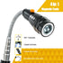 Magnetic Pickup Tool with LED Lights, Telescoping Magnet Flashlight, Cool Gadget Birthday Gifts Christmas Day Gifts for Men, Handyman, Husband, Bo...