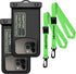newppon Large Floatable Waterproof Phone Pouch :2 Pack Underwater Clear Cellphone Box Protector - Universal floating Cell Water Proof Dry Bag Case...