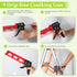 Drip-Free Caulking Gun Ratchet Rod Caulk Gun Applicator 15:1 Thrust Ratio Labor-Saving Lightweight Nylon Frame Cartridge Gun for 10oz/300ml Standa...