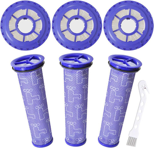 6 Pack Replacement Vacuum Filter for Dyson DC41 DC41 DC65 DC66 Vacuum,3 Pack Post Filter & 3 Pack Pre Filter...