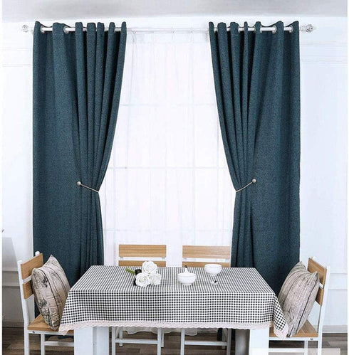 Fullgaden 2 Packs Magnetic Curtain Tiebacks with Unique Wooden Balls,Classic European Window Tie Backs Holders for Home Office Kitchen Sheer Black...