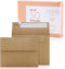 Sweetzer & Orange A2 Envelopes (50 with Box). Brown Envelopes Self Seal. Luxury 150gsm For Greeting Card Envelopes and Invitation Envelopes 4.375 ...