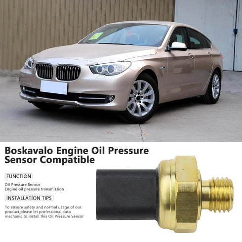 Engine Oil Pressure Sensor ompatible 2009-2019 for BMW X3 X5 M4 Z4 325i 328i 330i 335i 435i 535i 640i 740i Mini Cooper Replacement # 12617592532...