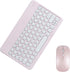 Bluetooth Keyboard and Mouse Combo Travel Rechargeable Ultra-Slim Mouse Keyboard Combo Wireless Portable Compact Keyboard and Mouse Set for Tablet...