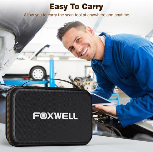 FOXWELL NT301 CASE OBD2 Scanner Professional Enhanced OBDII Diagnostic Box...