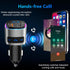 Bluetooth FM Transmitter for Car, SONRU Bluetooth Car Adapter, Wireless FM Radio Transmitter, Support QC3.0 USB Charging, Hands-Free Calling, Siri...