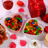 WHJY Cute Heart Shaped Bowls, Red Candy Dish, Cute Candy Bowl for Valentines Day, Date Night...