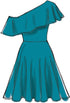 McCall's Patterns Miss Petite Dresses with Shoulder and Skirt Variations...