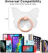 Cell Phone Ring Holder Stand, Transparent Phone Ring Holder Finger Kickstand 360° Rotation Phone Ring Finger Grip Compatible with All Smartphones(...