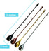 Rippl Cocktail Mixing Spoons - Bar Spoons for Stirring Cocktail Drinks - Bartender Tools for your Home Bar Set - Set of 4 Long Spoons for Stirring...