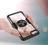 SORAKA Clear Case for iPhone SE 2022/iPhone 8/iPhone 7 with Ring Holder,Slim Fit Case Transparent Hard PC Cover iPhone SE 2020 Case with Metal Pla...
