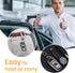 for BMW Keychain with Leather Keychain, Advanced Soft TPU Surface Grain Key Fob Holder for Classic Style BMW Smart Key(Silver)...