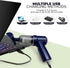 Wireless Car Vacuum Cleaner - Cordless Vacuum Cleaner High Power Portable Vacuum for Car 2 in 1 Blow and Suck Handled Vacuum Cordless (Blue)...