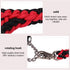 Dog Collar and Leash Set with Heavy Duty Dog Leash, Heavy Duty Rope Braided Dog Training Leash Strong Dog Leash, Durable Nylon Dog Training Leash ...