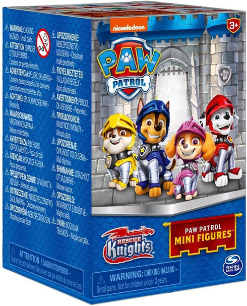 Spin Master 6062143 Paw Patrol Rescue Knights Collectible Blind Box Mini Figure with Castle Tower Container, 2-inch Height...