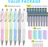 Tomorotec Mechanical Pencils Set 6PCS Pack School Office Supplies with Erasers Lead Cap Eraser Refills, 0.5 mm HB Lead Pencil for Writing Sketchin...