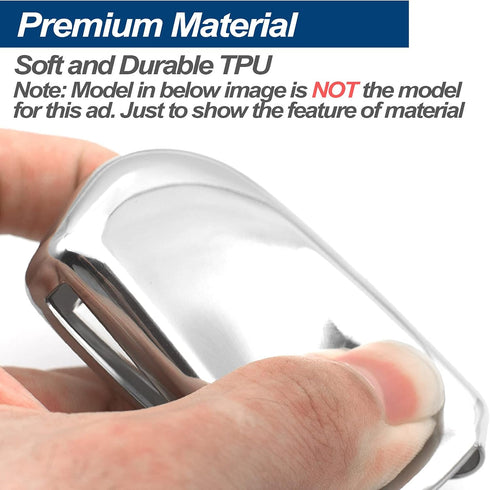 Fit for Toyota RAV4 Camry Corolla 4Runner C-HR Avalon Sequoia Sienna Yaris Tacoma Highlander TPU Key Fob Cover Case Shell Holder Protector Sleeve ...