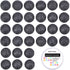 100Pcs Natural Crystal Beads Stone Gemstone Round Loose Energy Healing Beads with Free Crystal Stretch Cord for Jewelry Making (Black Lava, 8MM)...