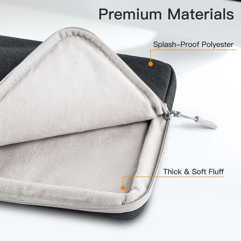 JETech Laptop Sleeve for 13-14Inch MacBook Air/Pro (M4/M3/M2/M1) 2021-2025, 13-13.6 Inch Notebook, Waterproof Shock Resistant Bag Case with Access...